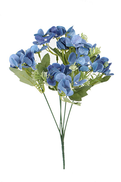 Yapay Çiçek Deposu Buchet artificial mic de hortensii umede 32 cm Albastru în...