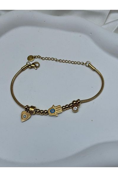Accessories سوار من الفولاذ على شكل عين الشر