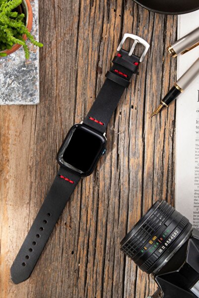 vagave Apple Watch 3 4 5 6 7 Se 8 9 Ultra 42mm 44mm 45mm 49mm Deri Kordon Saa...