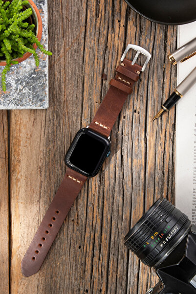 vagave Apple Watch 3 4 5 6 7 Se 8 9 Ultra 42mm 44mm 45mm 49mm Deri Kordon Saa...