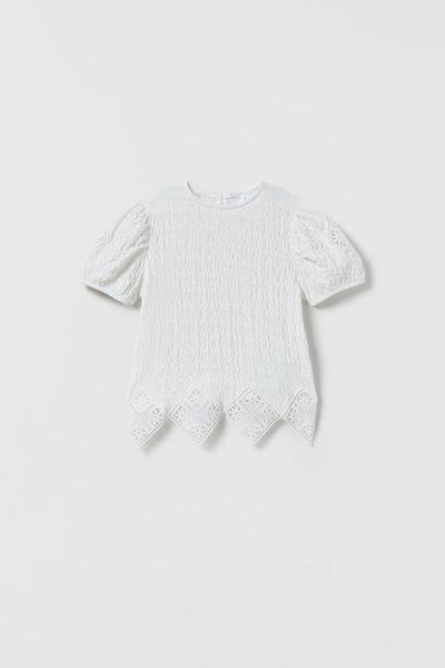 Zeyder Kids Tricou cu detaliu tiv pentru fete