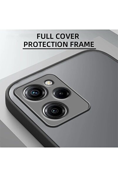 Rivor Xiaomi Poco X5 Pro 5G Uyumlu Kılıf Kamera Korumalı Buzlu Kenarları Renkli Sert Silikon Kapak