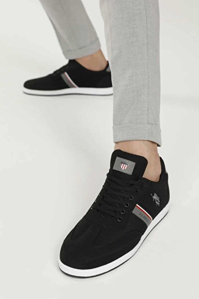 U.S. Polo Assn. US Polo Kares Erkek Günlük Spor Ayakkabı 100910454-2Siyah