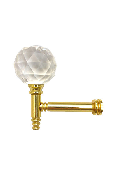 Evdepo Home Συσκευή δεσίματος κουρτινών φόντου σε χρυσό χρώμα Crystal Renso