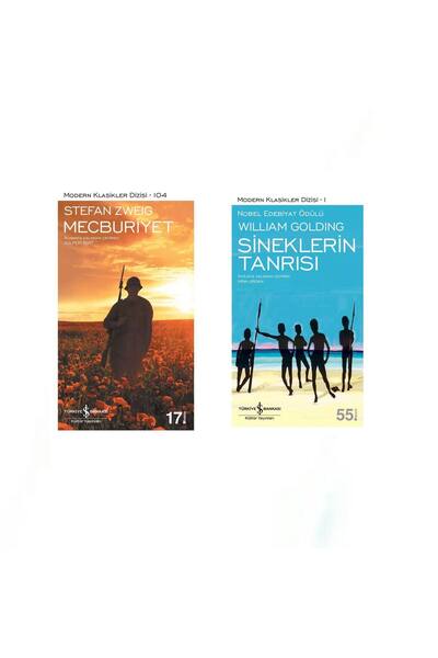 TÜRKİYE İŞ BANKASI KÜLTÜR YAYINLARI Mecburiyet (Stefan Zweig) -Sineklerin Tan...
