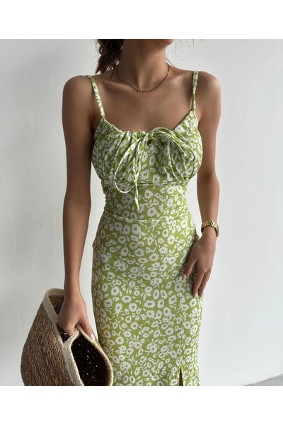 Ekim Store Floral Strap Dress