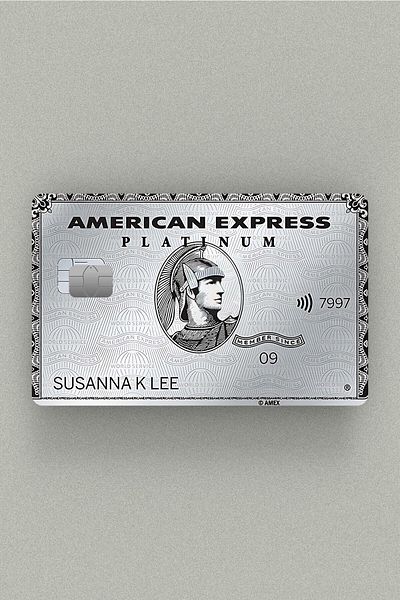 Namgo ملصق مطلي بالبطاقة الفضية من American Express
