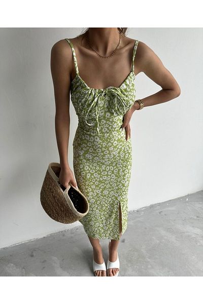 Ekim Store Floral Strap Dress