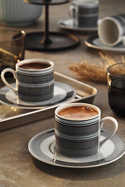 Kütahya Porselen Σετ φλιτζάνι καφέ πορσελάνης 12358 8 τεμαχίων για 4 άτομα