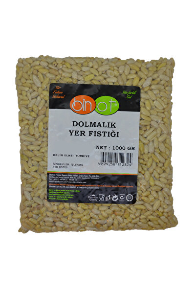 Binot Baharat Dolmalık Yer Fıstığı 1000 gr Vakumlu
