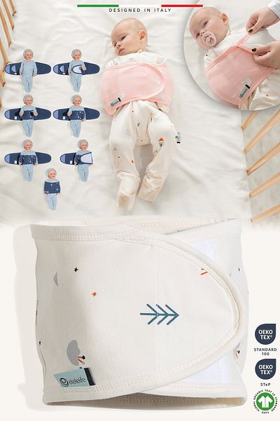 Elele EleleLife Baby Swaddle Belt Newborn Cream Mono
