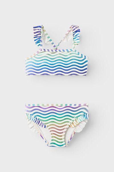 Name it Mädchen Bikini Set Blau