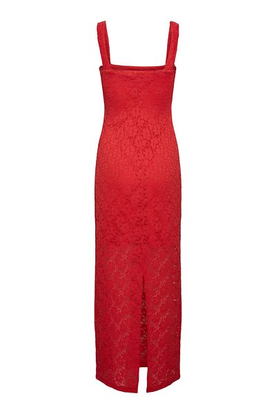 YAS. YASROSITA RIEMEN-KNOCHENKLEID AUS SPITZE – KA
