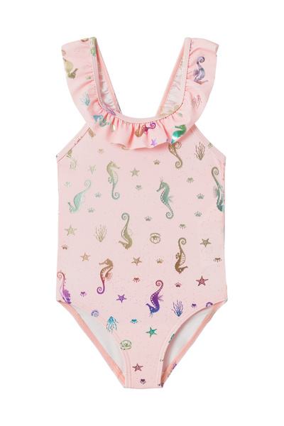Name it Badeanzug für Mädchen in Rosa
