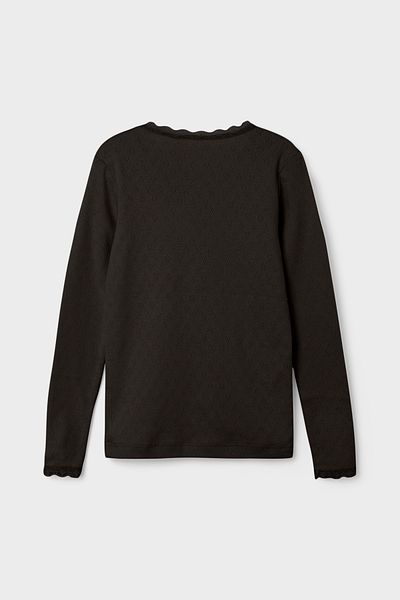 Name it Siyah Slim Fit Bluz