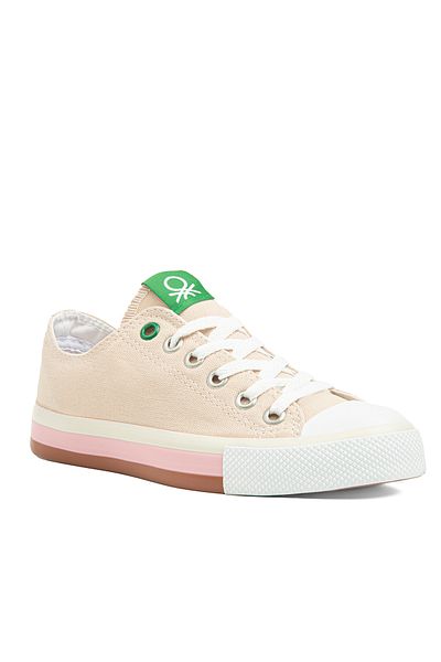 Benetton Μπεζ - Sneaker Unisex Αθλητικά Παπούτσια