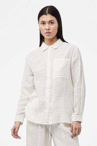 PIECES PCMASTINA LS RELAXED SHIRT
