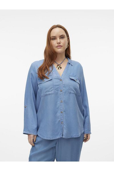 Veromoda Curve Jeanshemd VMCBREE Hemd Model: II