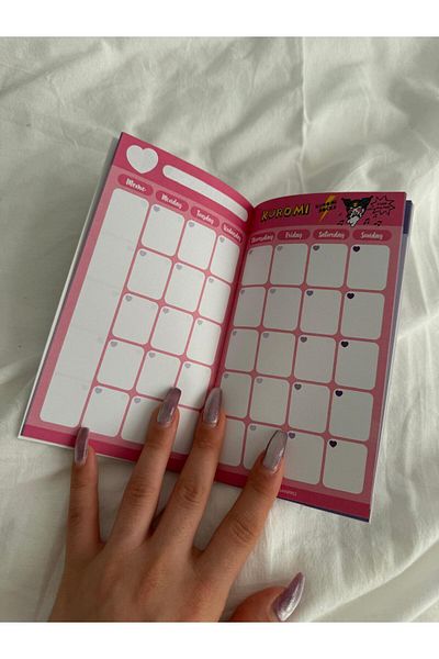 Planet Butik Kuromi Purple Mini Licensed Planner