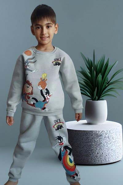 LEON CLUB Boy's Tracksuit Set Details Available in the Video