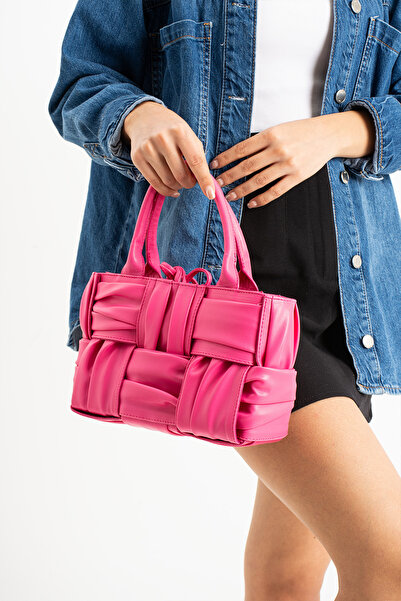 GALB LEATHER Üst Grup Orta Boy Model El Örgüsü Özel Aksesuarlı Premium Kadın ...