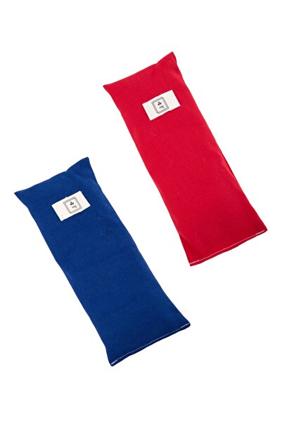 Poros Store مجموعة وسائد العين مكونة من قطعتين من رقعة عين لافندر مع قشرة الق...