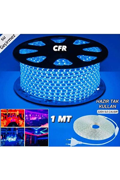 Ne Lazımsa Var CFR -LED Hortum Esnek Şerit Led Beyaz,mavi,günışığı,amber,yeşil Rengi/2,3,4,5,10,15,20,25,50,100 Mt