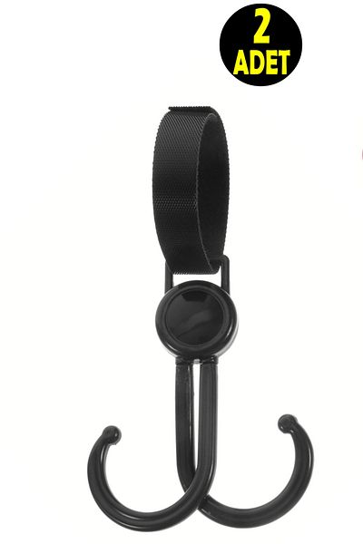 usin 2 Pcs Adjustable Automobile Bicycle Handlebar - Flower Pot Bag and Clothing Hanger Hanger