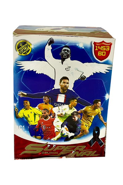 süper final Süper Final Mekanik Adamlar En Son Seri Futbolcu Kartları 100 Paket 3'lü (300 KART) (KUTUSUZ)