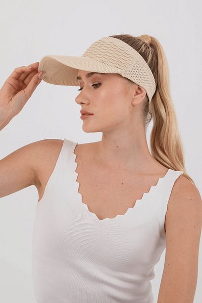 Hat Town UV Protective Flexible Visor Hat Tennis Hat