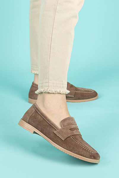 Getcho Дамски меки суедни обувки от кожа Monk – стилни и удобни модели дамски обувки за всеки ден