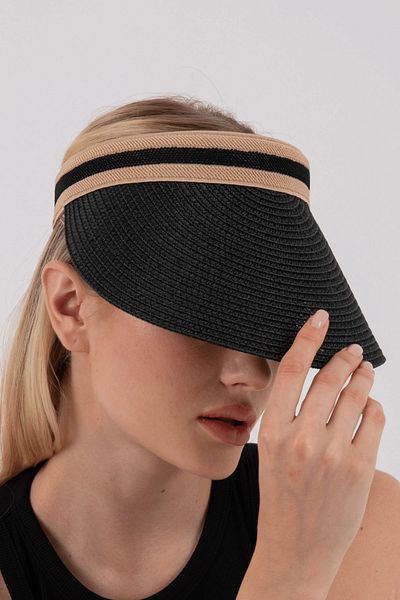 Hat Town Women's Straw Visor Hat Tennis-Visor Hat