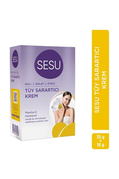 Sesu Feather Blanking Cream 35Gr + 18Gr