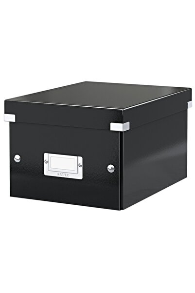 Leitz 6043 Wow Metalik Siyah Küçük Boy Saklama Kutusu