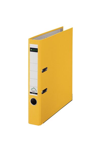 Leitz Yellow Narrow Plastic Office Folder - 1015t