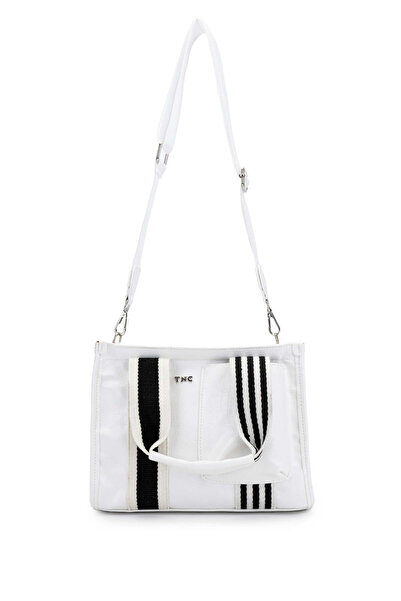 Tamer Tanca Women's Vegan White Shoulder Bag