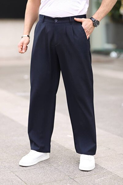 BYATA MENS STYLE MEN'S BAGGY FABRIC PANTS