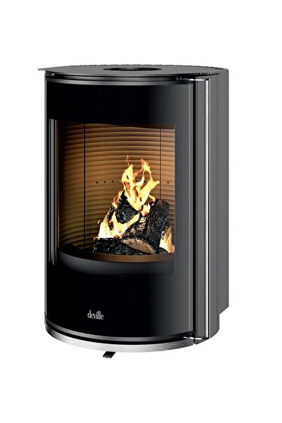 Deville Eguzki Duvar Tipi Çelik Odun Sobası C077BY 06