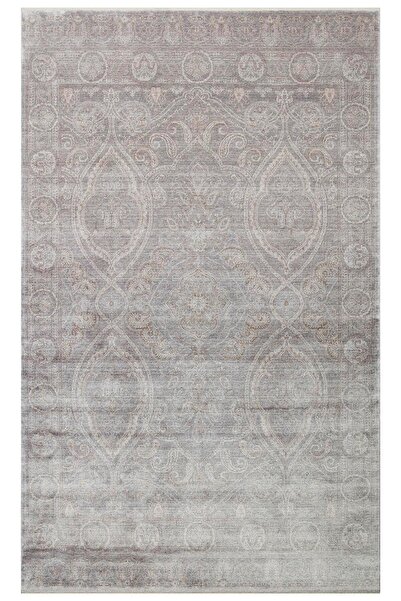 Eko Halı Taftan Tf 03 D.grey Bronze Pakistan Overdyed Tarzı Özel Hav Vermeyen...