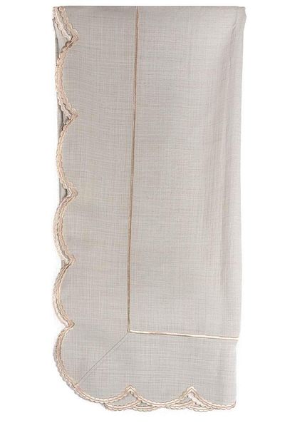Mikasa Moor Zafir Stone Color 180x280 Tablecloth