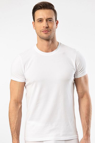Cacharel 1307 Ανδρικό T-shirt O λαιμό κοντό μανίκι
