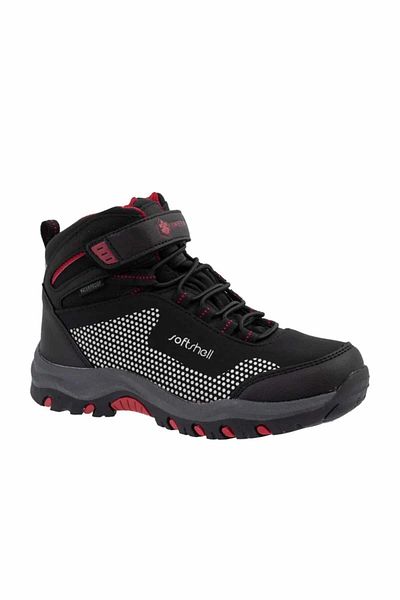 lumberjack Fuller Black Red Hi Kids Waterproof Shoes100432250black