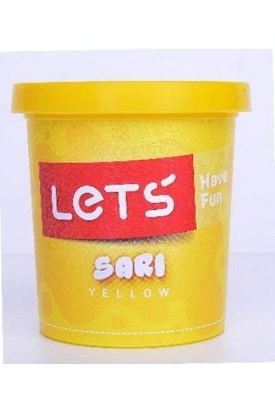 Lets Play Dough Single Color Neon Yellow 150 gr L-8340-17