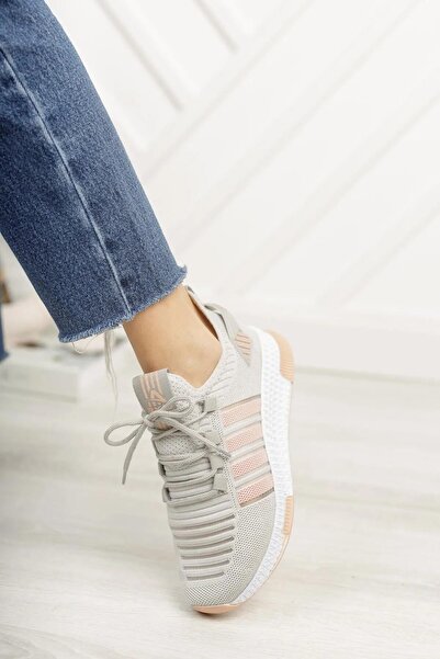 Bukond Women's Casual Comfortable Soft Extra Light Comfortable Sneakers Flexible Walking Sneakers