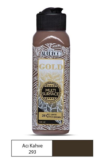Artdeco Gold Multi-surface Akrilik Boya 140ml Acı Kahve 293