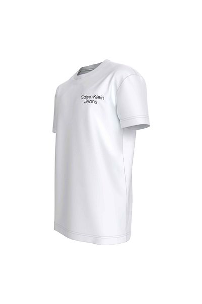 Calvin Klein Men's White Jeans T-Shirt - J30J 325186 Yaf