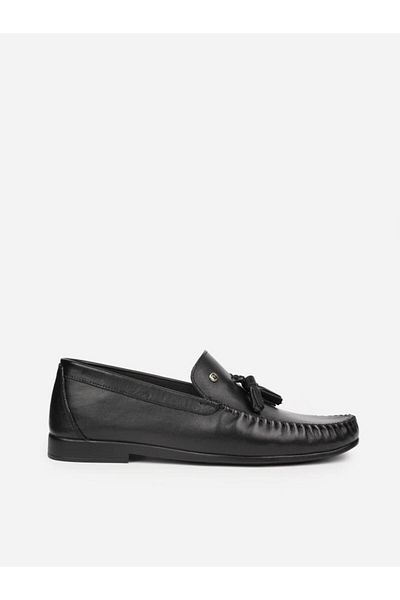 Pierre Cardin 25101 Μοντέλο Μαύρα Γνήσια Δερμάτινα Ανδρικά Παπούτσια Casual