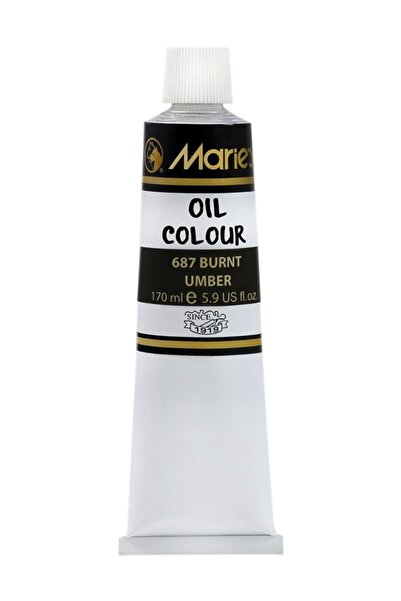 Maries Yağlı Boya 170 ml E1385/ No:687 Burnt Umber