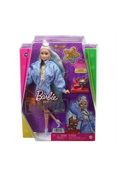 Barbie Extra Mavi Takımlı Bebek Hhn08