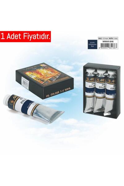 Maries Yağlı Boya 50 ml E1384-no:451 Phthalocyaine Blue (1 ADET)